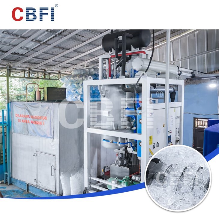 Máquina de fabricación de tubo de hielo de 5tones