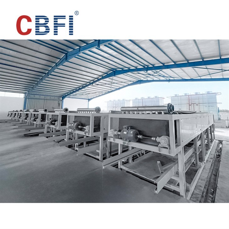 Grandes fabricantes de hielo industriales con hielo en bloque de 800 toneladas de capacidad, construcción de fábrica de hielo