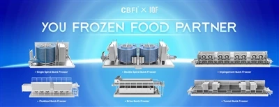 CBFI Equipo de congelación rápido con correa de malla compatible con múltiple...