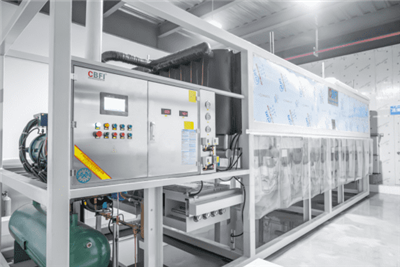10 toneladas de la máquina del cliente de la máquina de bloqueo de hielo de e...