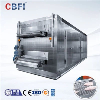 Máquina de congelación rápida integrada alternativa PLC+pantalla táctil