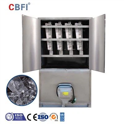 1 toneladas de fabricante de cubos de hielo automático de 1 toneladas industriales con certificado CE