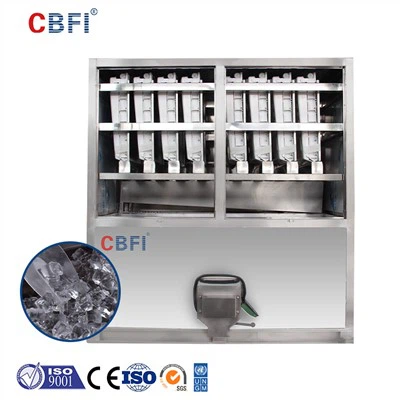Automatic Water Air refrigerado 1000 kg Máquina de cubo de hielo R404A