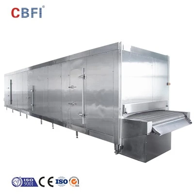 Congelador rápido Blast Tunnel para pesca